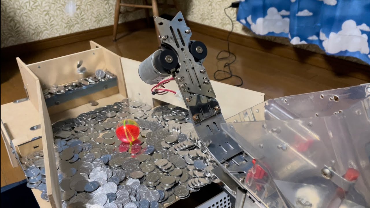 自作メダルゲーム] ホッパーでガリレオっぽくメダルを払い出してみた