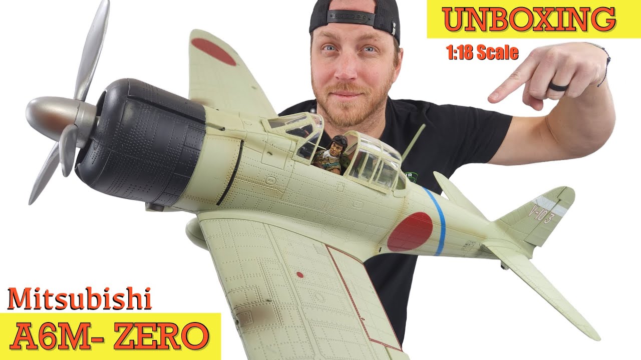 1:18 Mitsubishi “ZERO” Pearl Harbor (UNBOXING!) - YouTube