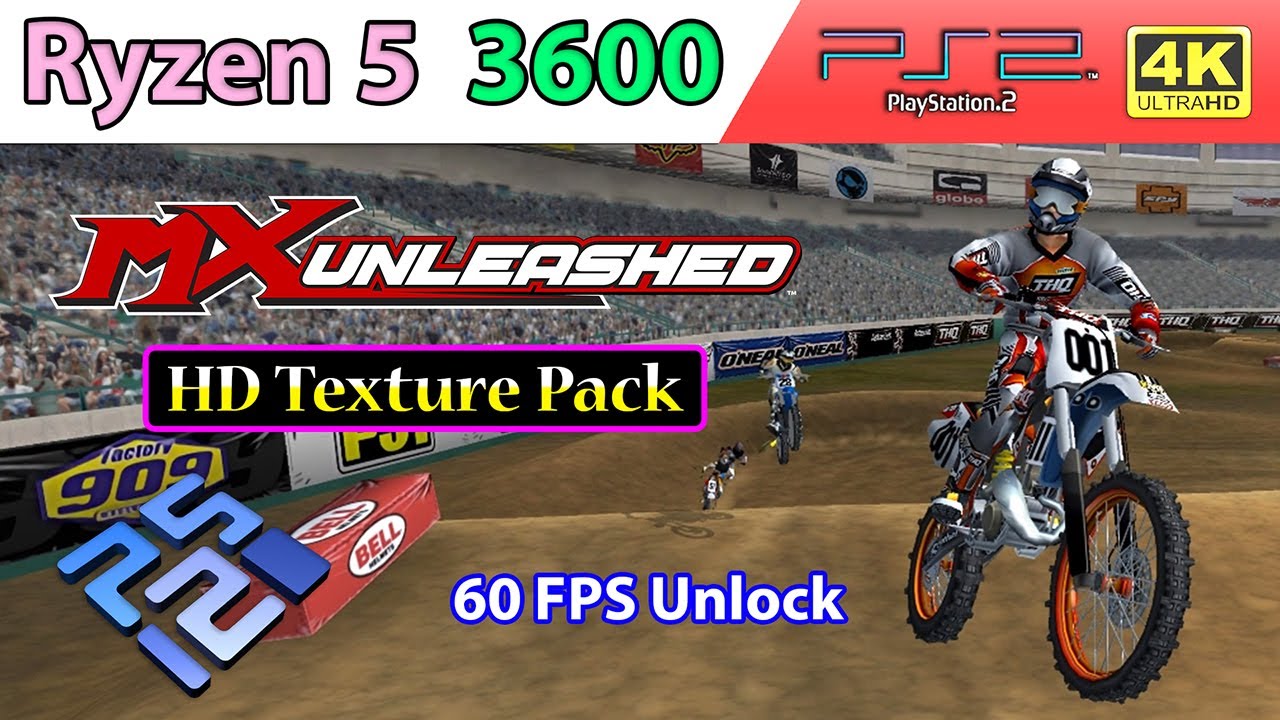 MX Unleashed - HD Texture Pack • 60 FPS Unlock • 4K | PCSX2 v2.0