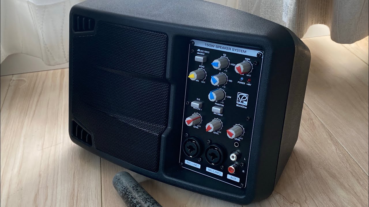 ClassicPro MoniOne ポータブルPA これ素晴らしい - YouTube