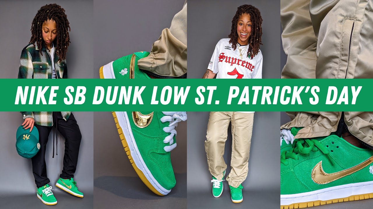 Nike SB Dunk Low Pro St. Patrick's Day | Styled 3 Ways! Basic BUT