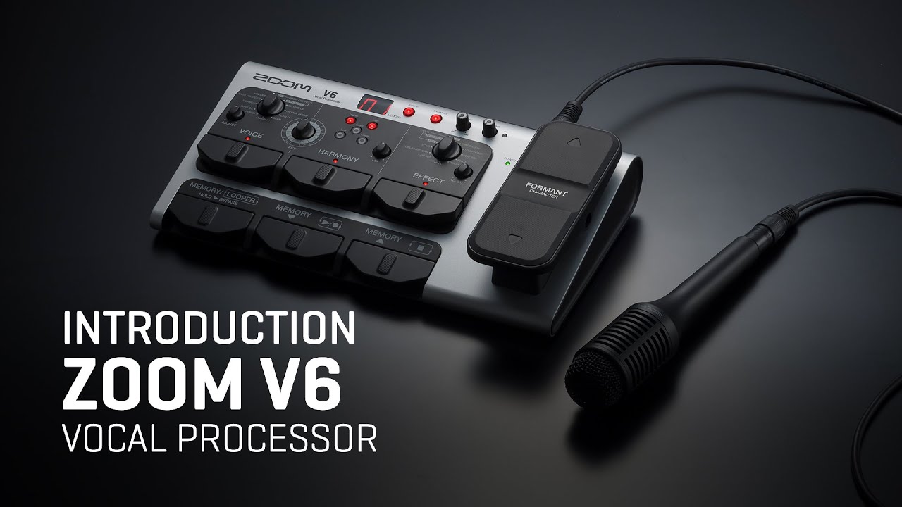 Zoom V6 Vocal Processor - Introduction - YouTube