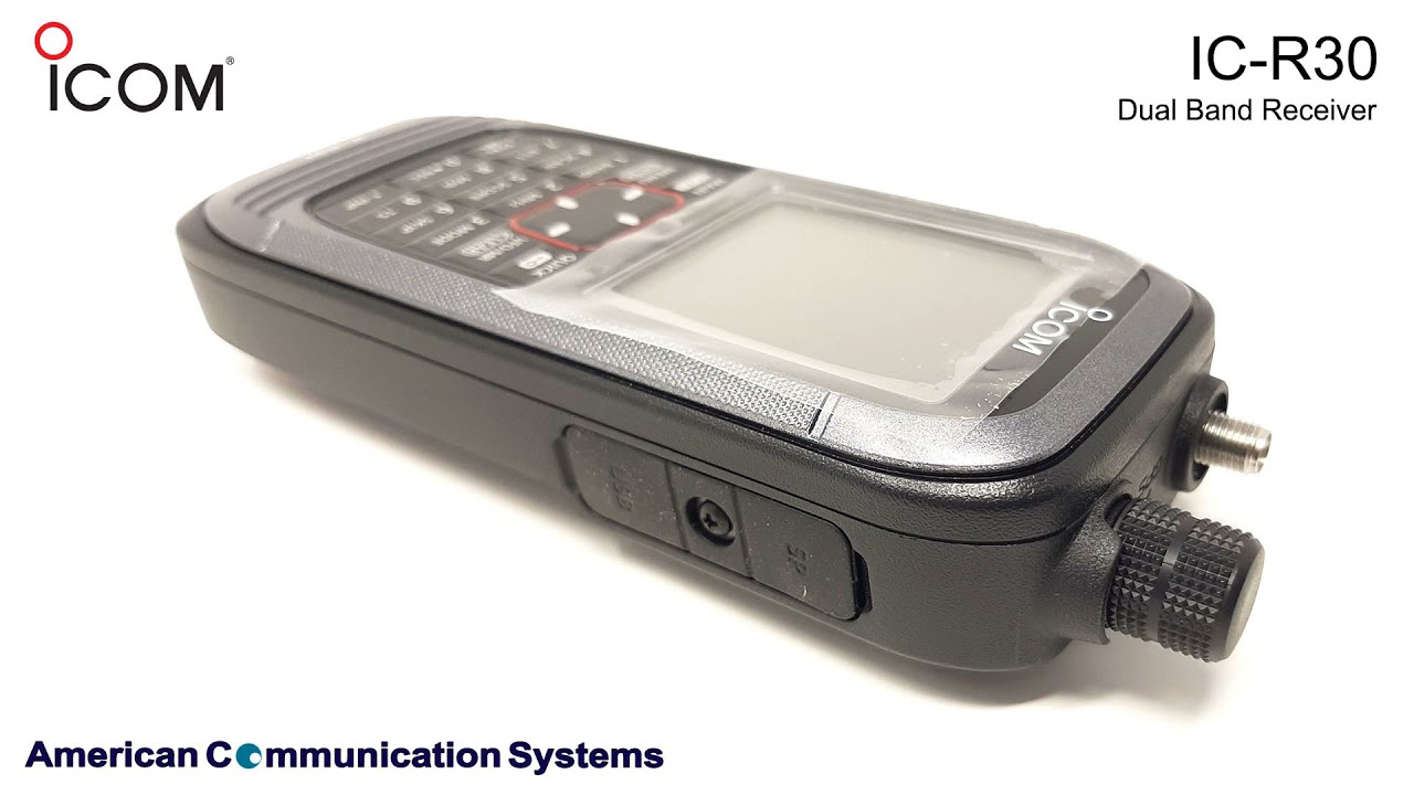 Icom R30 Wideband Scanning Portable Receiver Unblocked