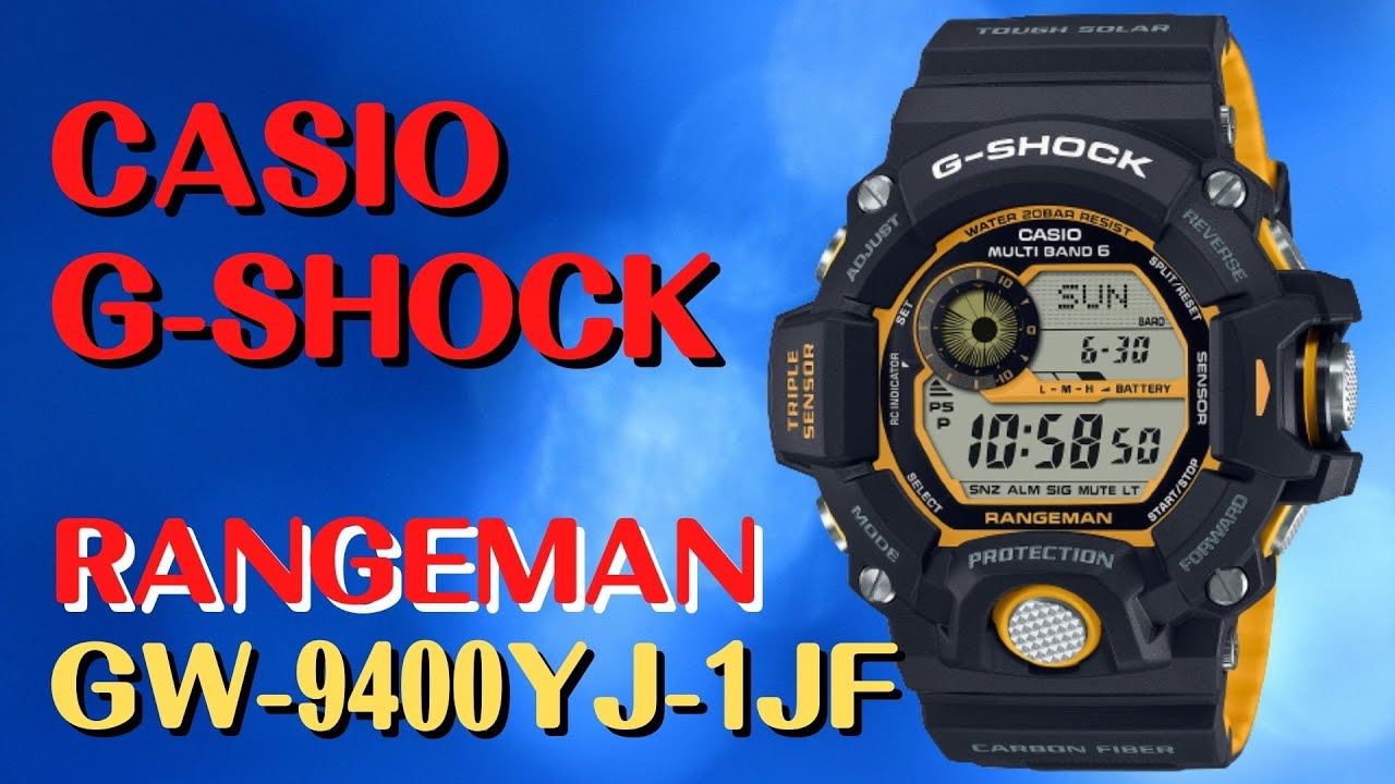 G-SHOCK RANGEMAN ソーラー電波腕時計 GW-9400YJ-1JF 2023年1月発売