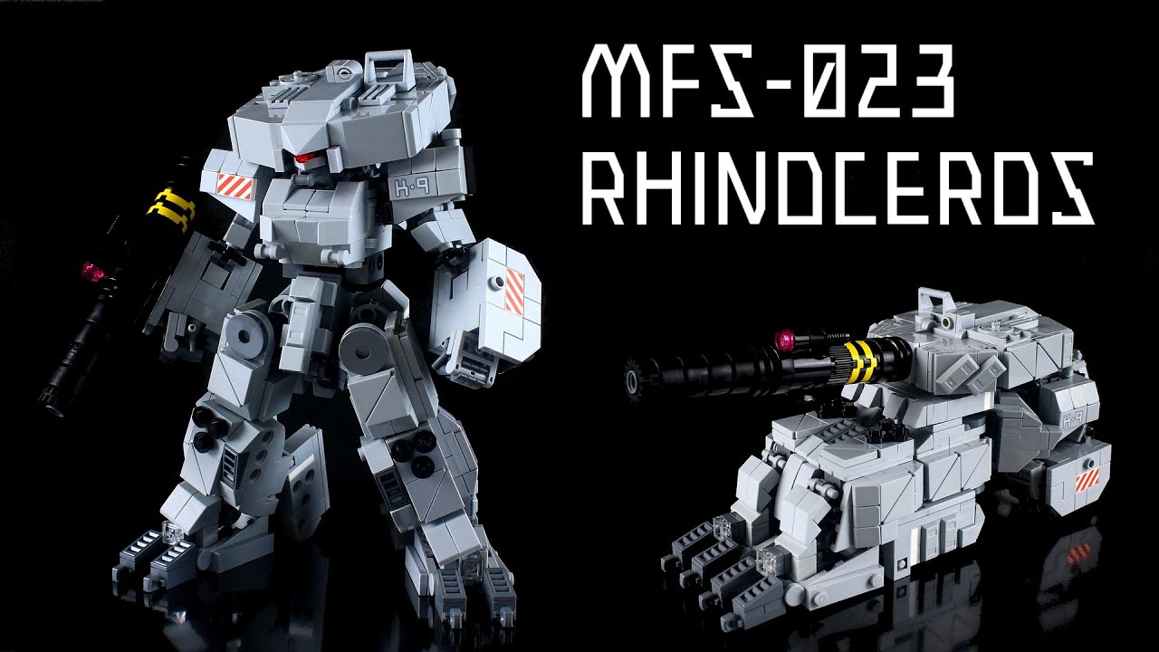 LEGO Transform mech [MFS-023 RHINOCEROS] - YouTube