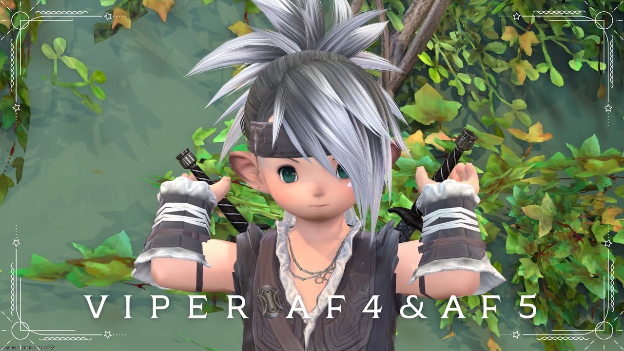 ヴァイパーの初期装備・ワイルドな忍『スネイクバイト』(ララフェル