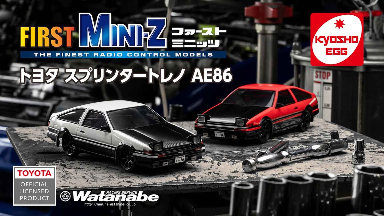 京商エッグ】First Mini-Z トヨタ スプリンタートレノ AE86 カーボン