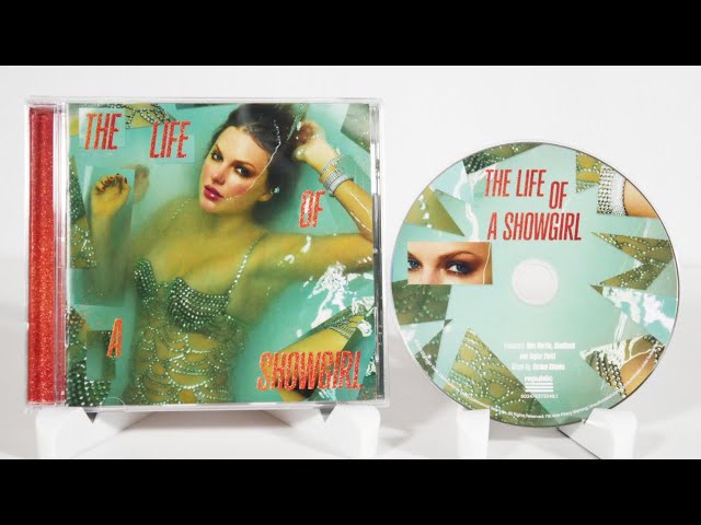 Taylor Swift - The Life Of A Showgirl CD Unboxing - YouTube