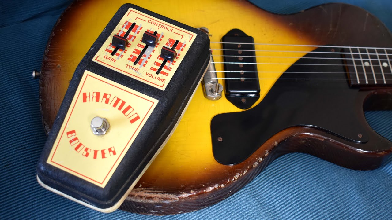 イタリアンFuzz】JEN HARMON BOOSTER JEN(レスポールjr編) - YouTube