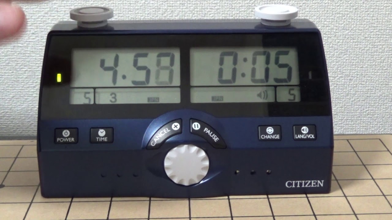 DIT-40(ザ・名人戦)で持ち時間5分フィッシャー5秒の設定をしてみた