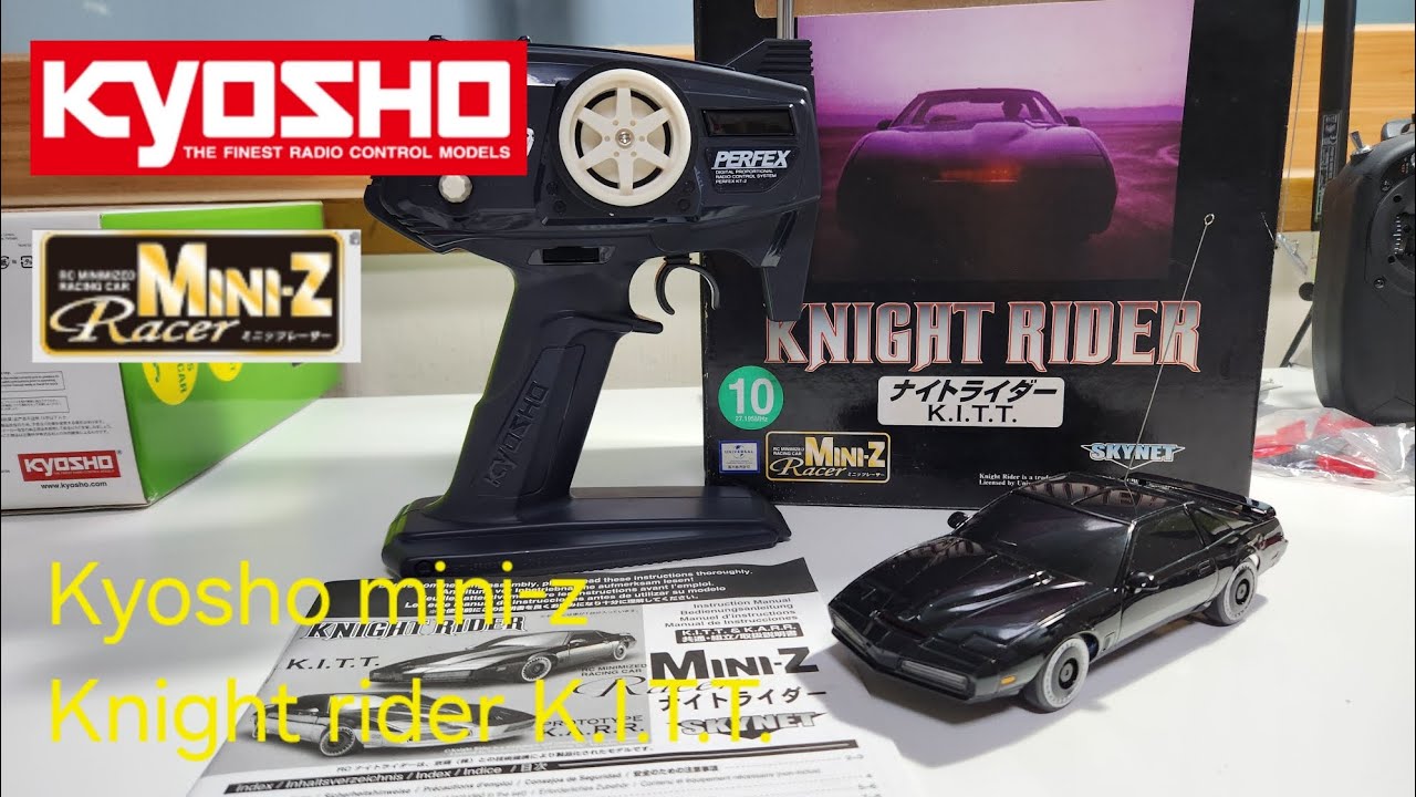 Knight rider K.i.t.t. kitt (kyosho mini-z) readyset - YouTube