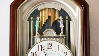 からくり時計 SEIKO Marionne RE526B - YouTube