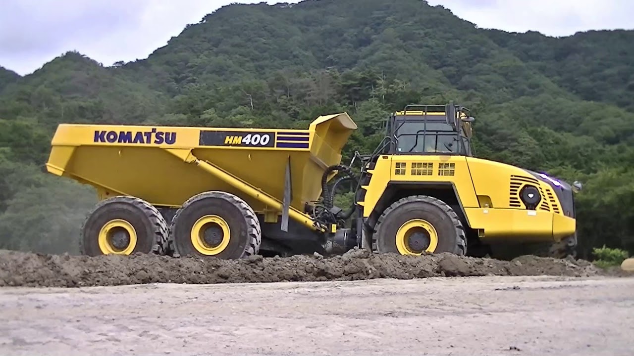 はたらくのりもの・はたらくくるま コマツ アーティキュレート ダンプ