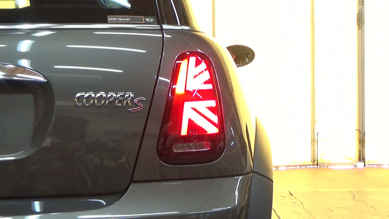 MINIミニR50系ユニオンジャックテールランプ スモーククリア【R50/R53