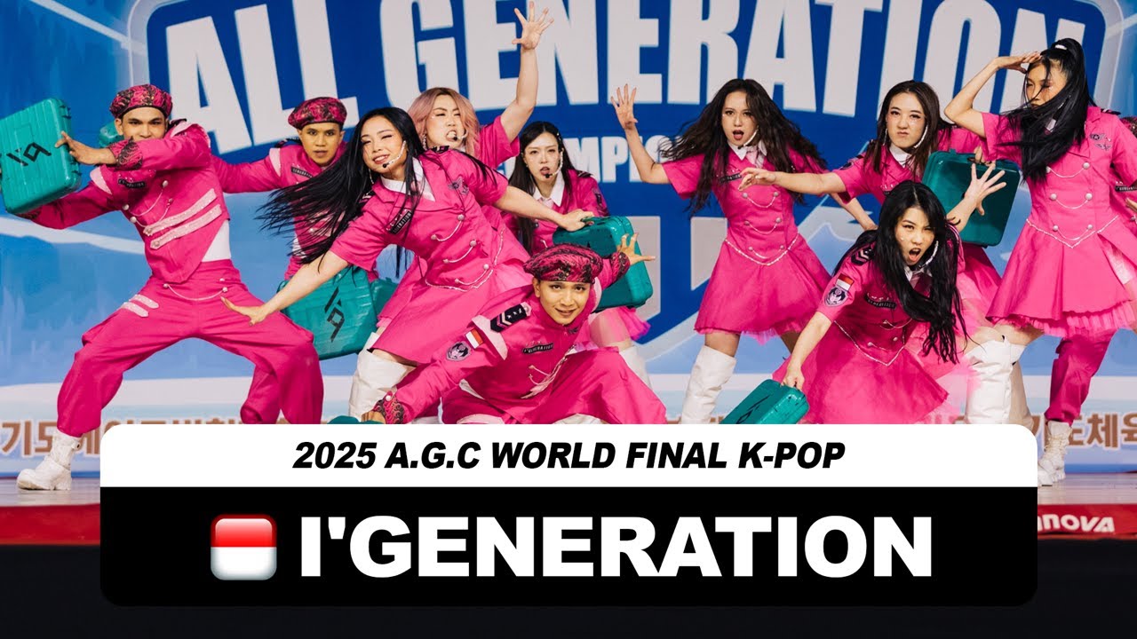 2025 A.G.C World K-pop - 1st winner 🥇 I'GENERATION ( Indonesia