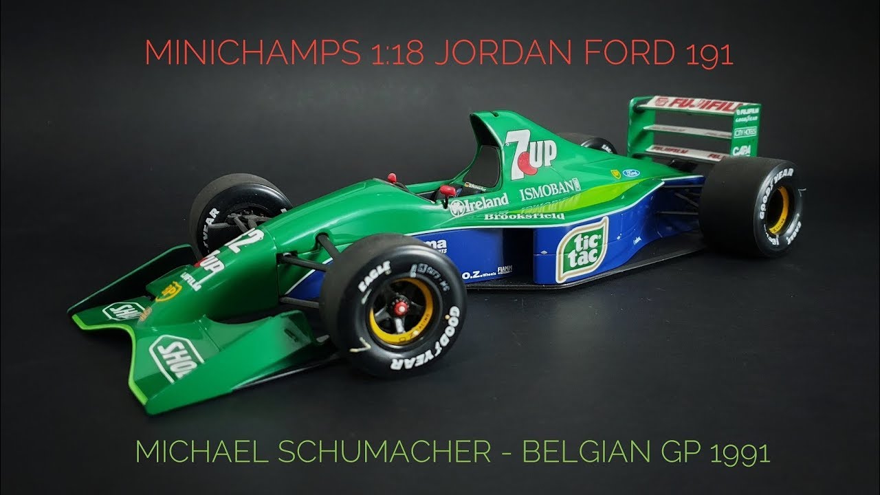 REVIEW Minichamps 1:18 Jordan Ford 191 Michael Schumacher Debut