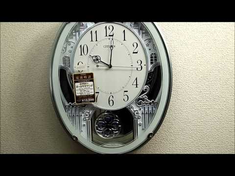 CITIZEN メロディアミューズ時計 4MN512-005 Rhythm Clock Melodies In