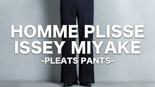 A lifetime purchase] Buy the best pants! Homme Plisse's pleated