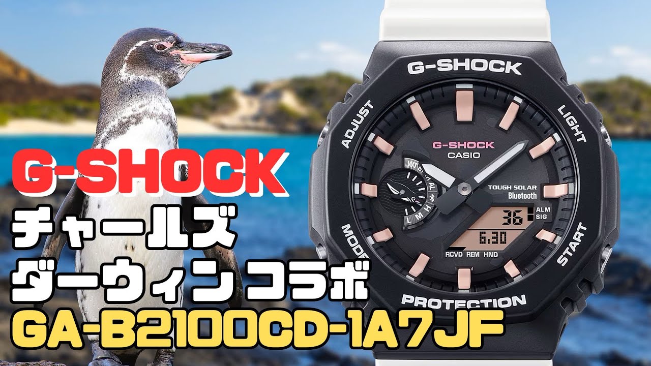 CASIO G-SHOCK GA-B2100CD-1A7JR チャールズ・ダーウィン財団