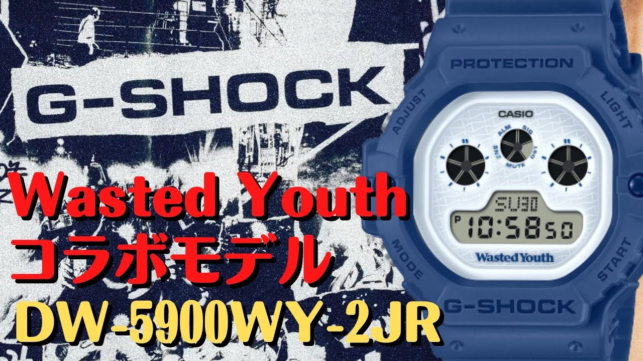 CASIO G-SHOCK DW-5900WY-2JR メンズ Wasted Youth コラボレーションモデル