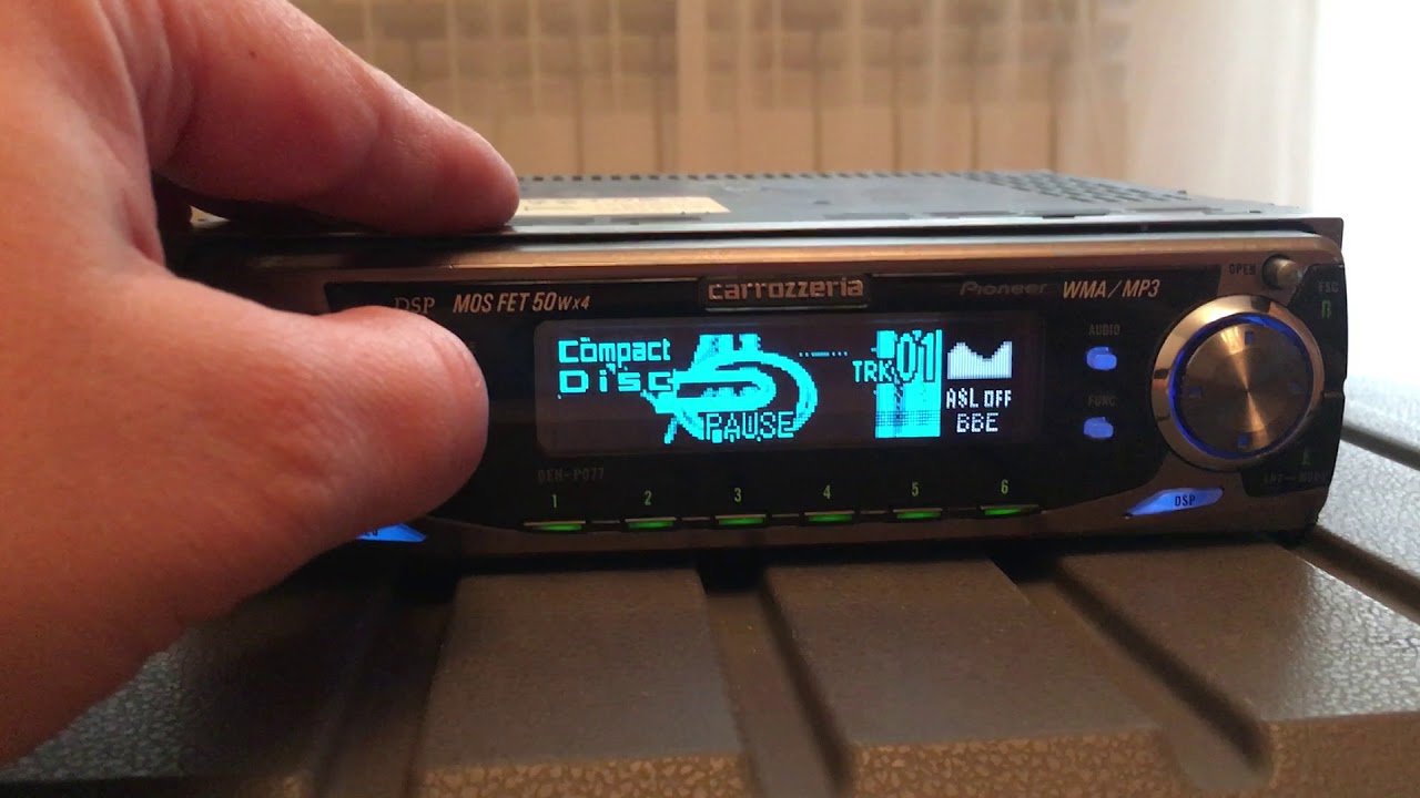 PIONEER CARROZZERIA DEH-P077 TEST - YouTube