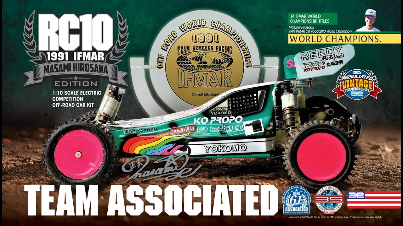 Team Associated 91 Stealth Car Masami Edition - YouTube