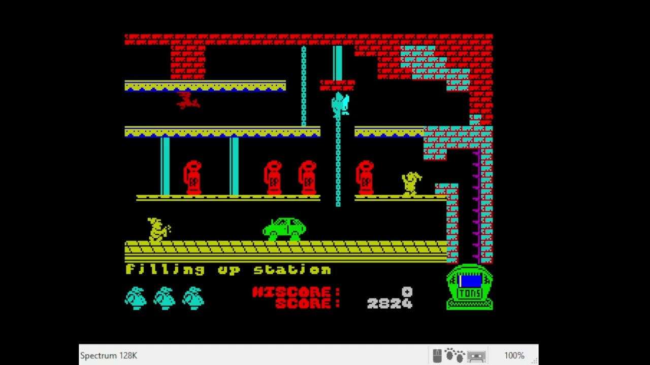 ZX Spectrum, Emulated, Chubby Gristle, 2824 points - YouTube