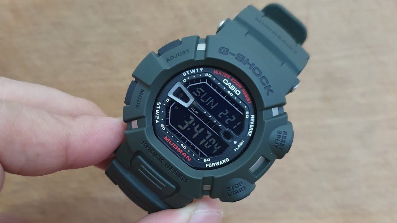 G-Shock | G-9000-3V Mudman | Unboxing - YouTube