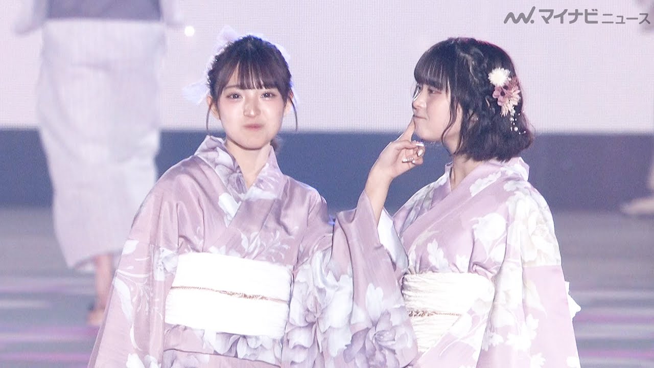 さくみみ”MINAMIがさくらのほっぺをツン！可愛すぎる浴衣姿を披露
