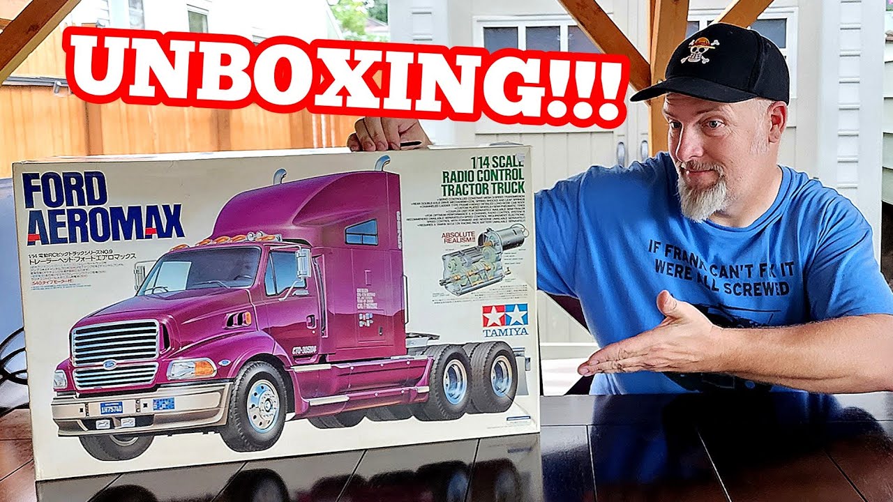 Tamiya 1/14 Ford Aeromax unboxing - YouTube