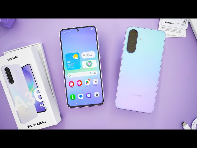 Samsung Galaxy A36 5G Unboxing, Hands-On & First Impressions