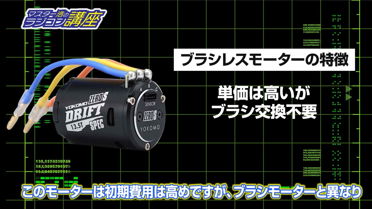 第4回 パワーの源！モーターについて 【オンライン ラジコンアカデミー