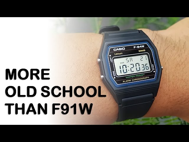 This Casio is more old school than the F91W - Casio F84W JDM