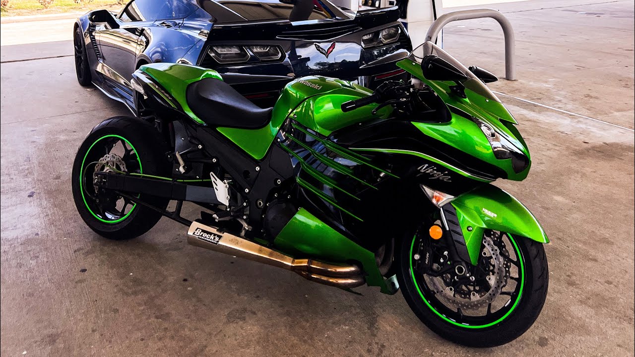 Riding a STRETCHED ZX14R | NEW BIKE? | 1700TITO - YouTube