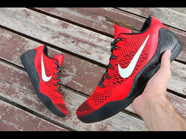 Nike Kobe 9 Elite Low University Red - Review + On Foot - YouTube