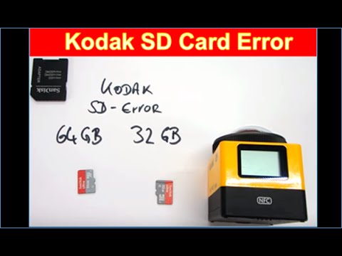 Solved: Kodak SD Card Error - YouTube
