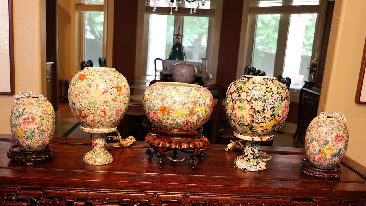 北美正南堂古玩收藏：粉彩百花瓷器系列- YouTube