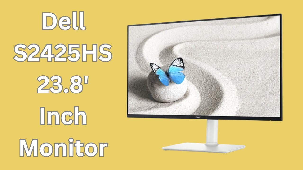 Dell S2425HS 23.8 Inch 100Hz Monitor Review - YouTube
