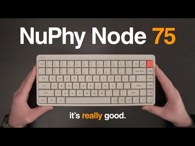 NuPhy Node 75 Unboxing & Review | Red Nano Switch | Best Compact