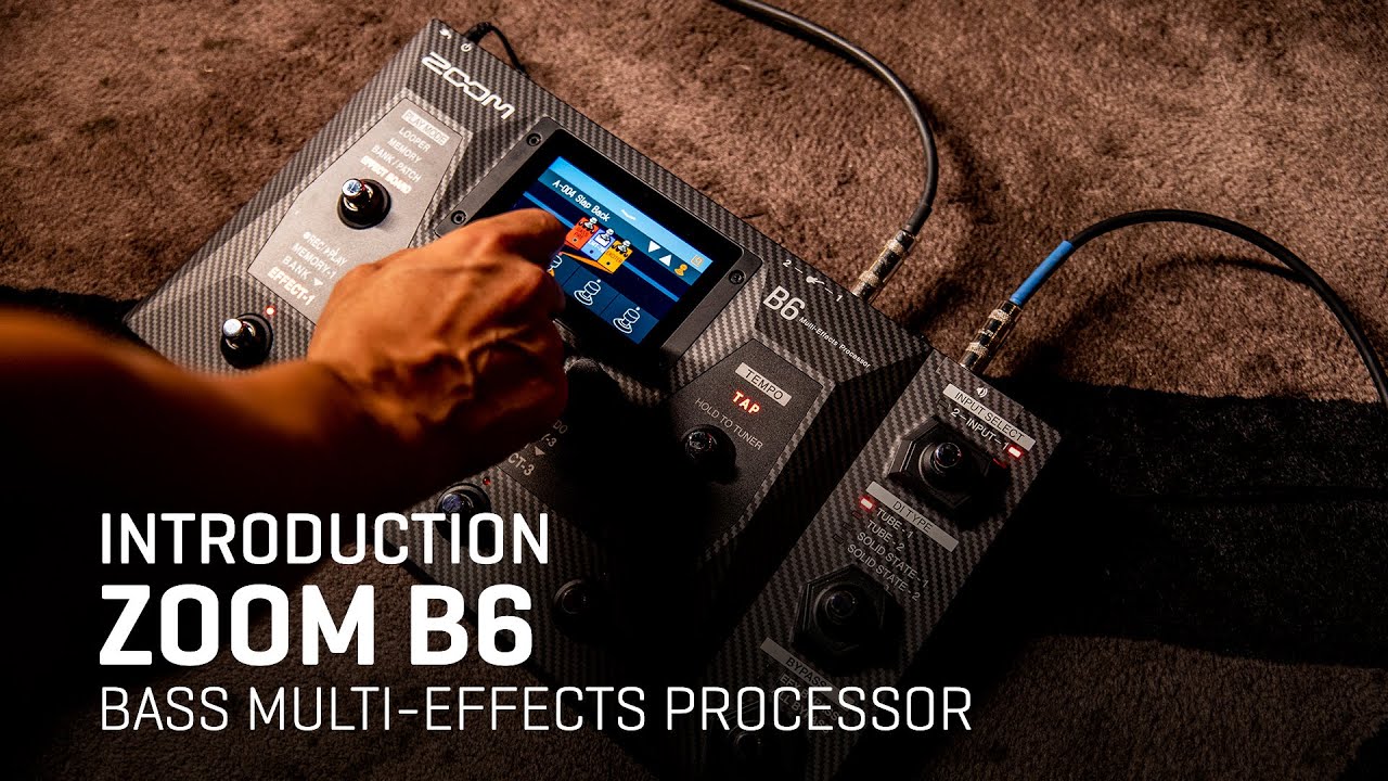 Zoom B6 Multi-Effects Processor for Electric Bass Guitar ZB6 - Adorama