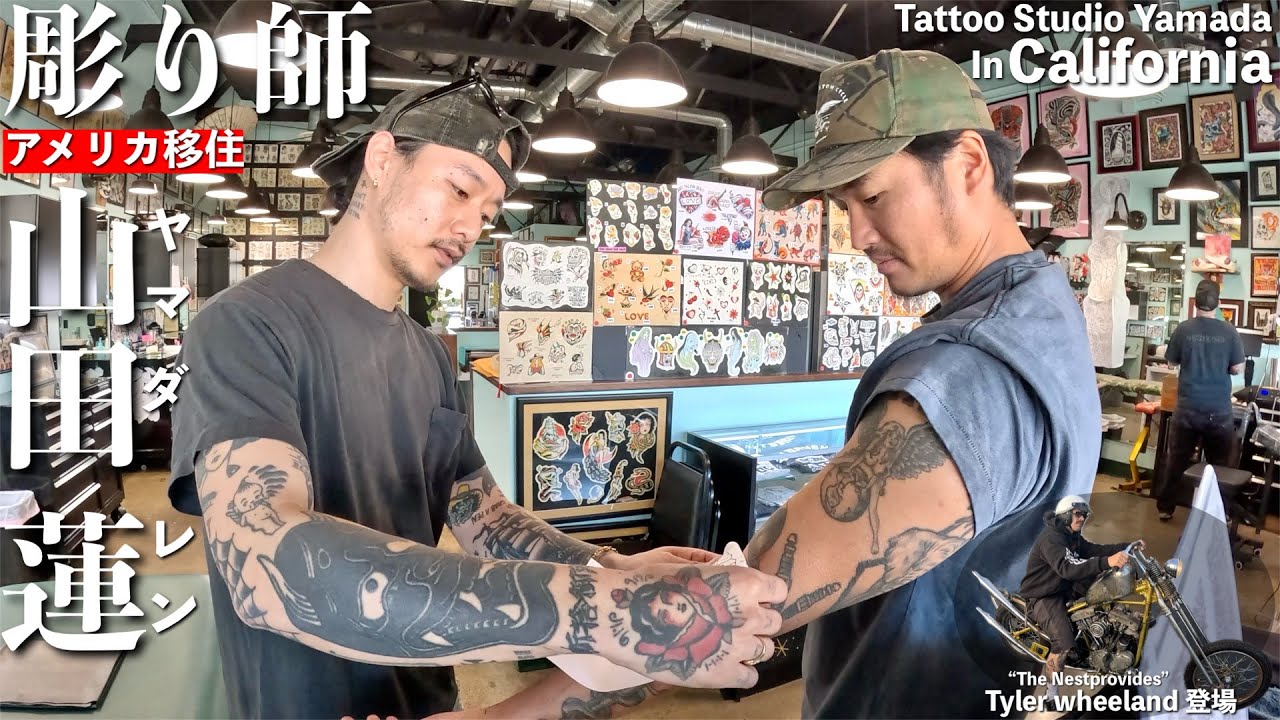 I met Ren Yamada of Tattoo Studio Yamada, who came alone to