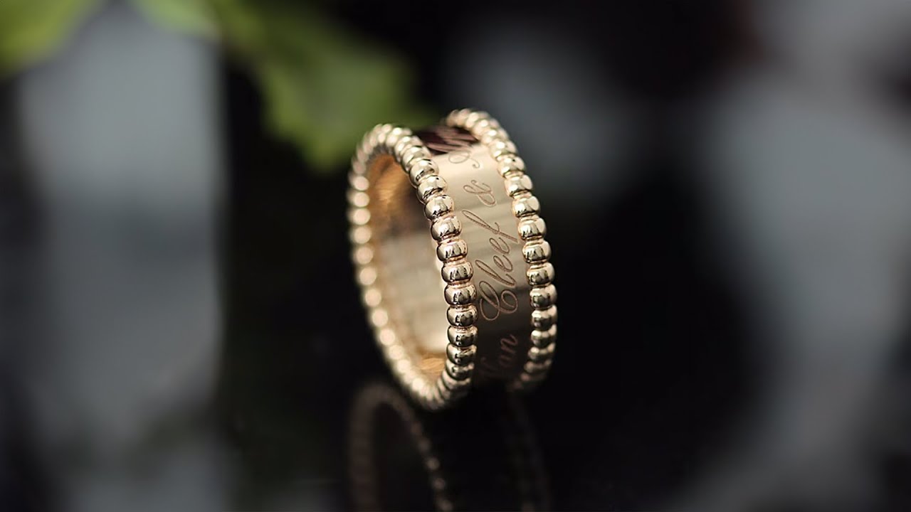 Van Cleef & Arpels ペルレ シニアチュール リング ピンクゴールド