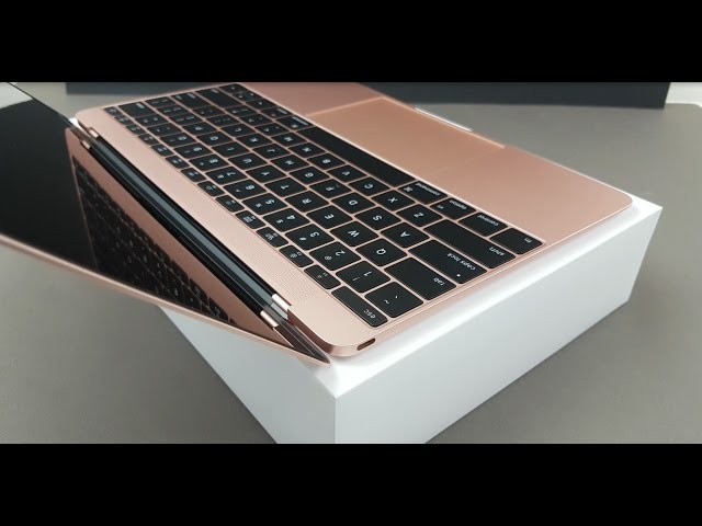 Apple MacBook Rose Gold 12-inch 2016 Unboxing & Firstlook - YouTube