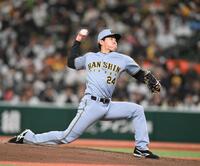 阪神 背番号24で登場の工藤が1回無失点 初球156キロにスタンド