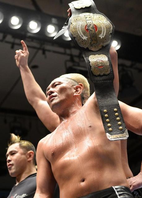 新日本プロレス・鈴木みのる NEVERオープンウェイトチャンピオン 記念