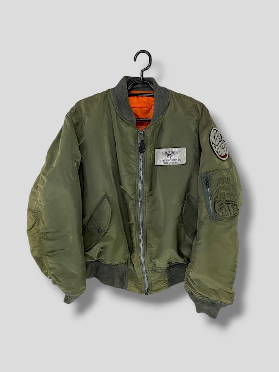 90s ALPHA USA製 1950 vintage MA-1 size M 90s USA made ALPHA 1950