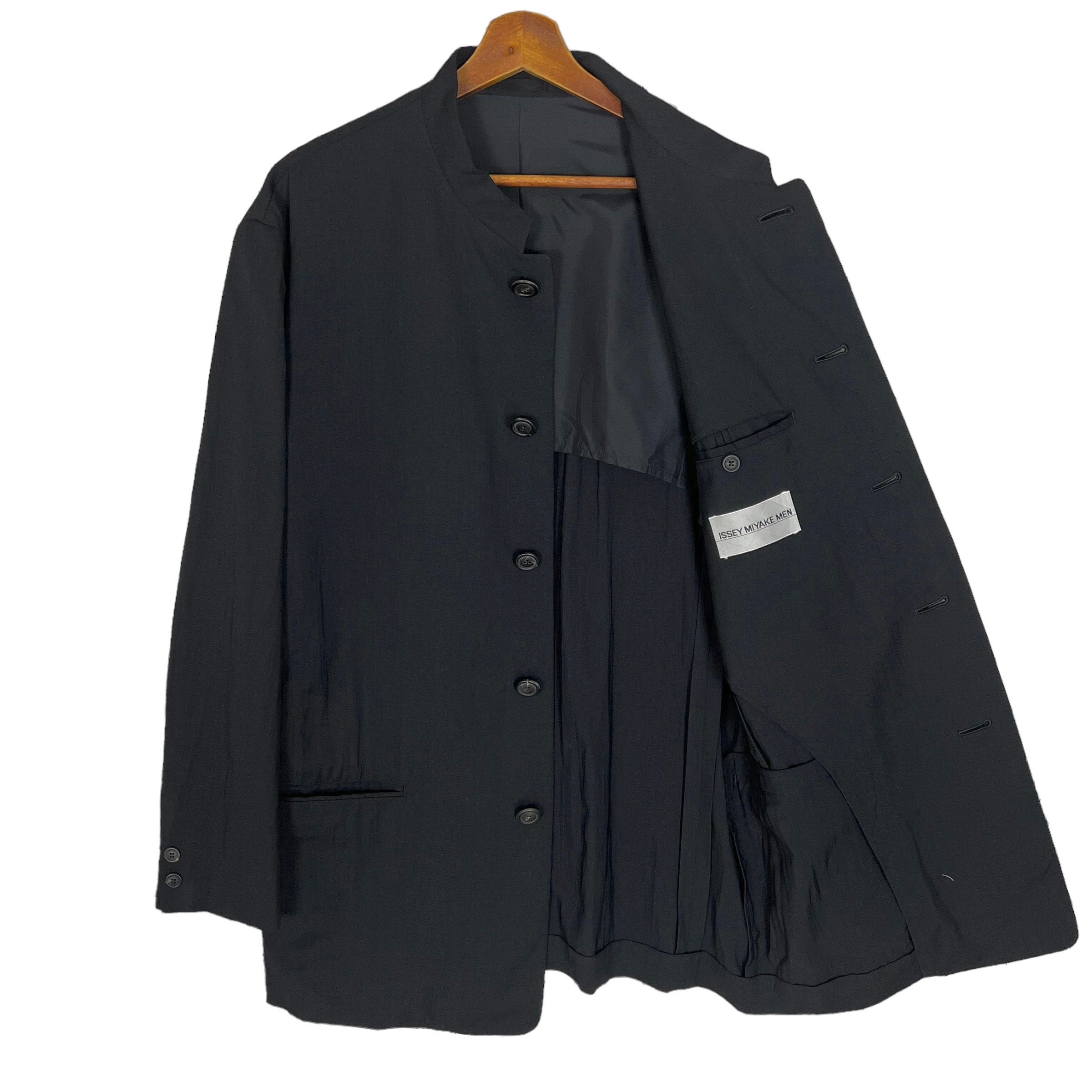 Issey Miyake Mandarin Collar Jacket - Men's Large - Etsy