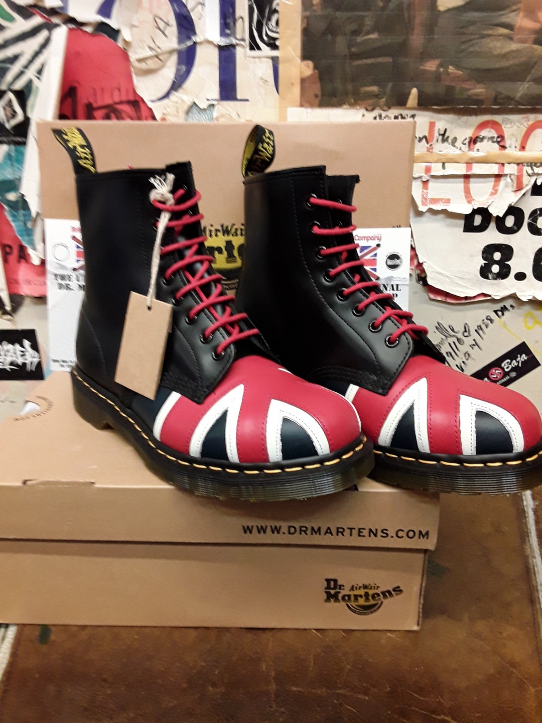 Dr Martens Union Jack 8 Hole Various Sizes - Etsy