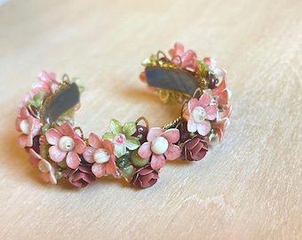 COLLEEN TOLAND フラワーブレスレット 2018年新作 マリーゴールド