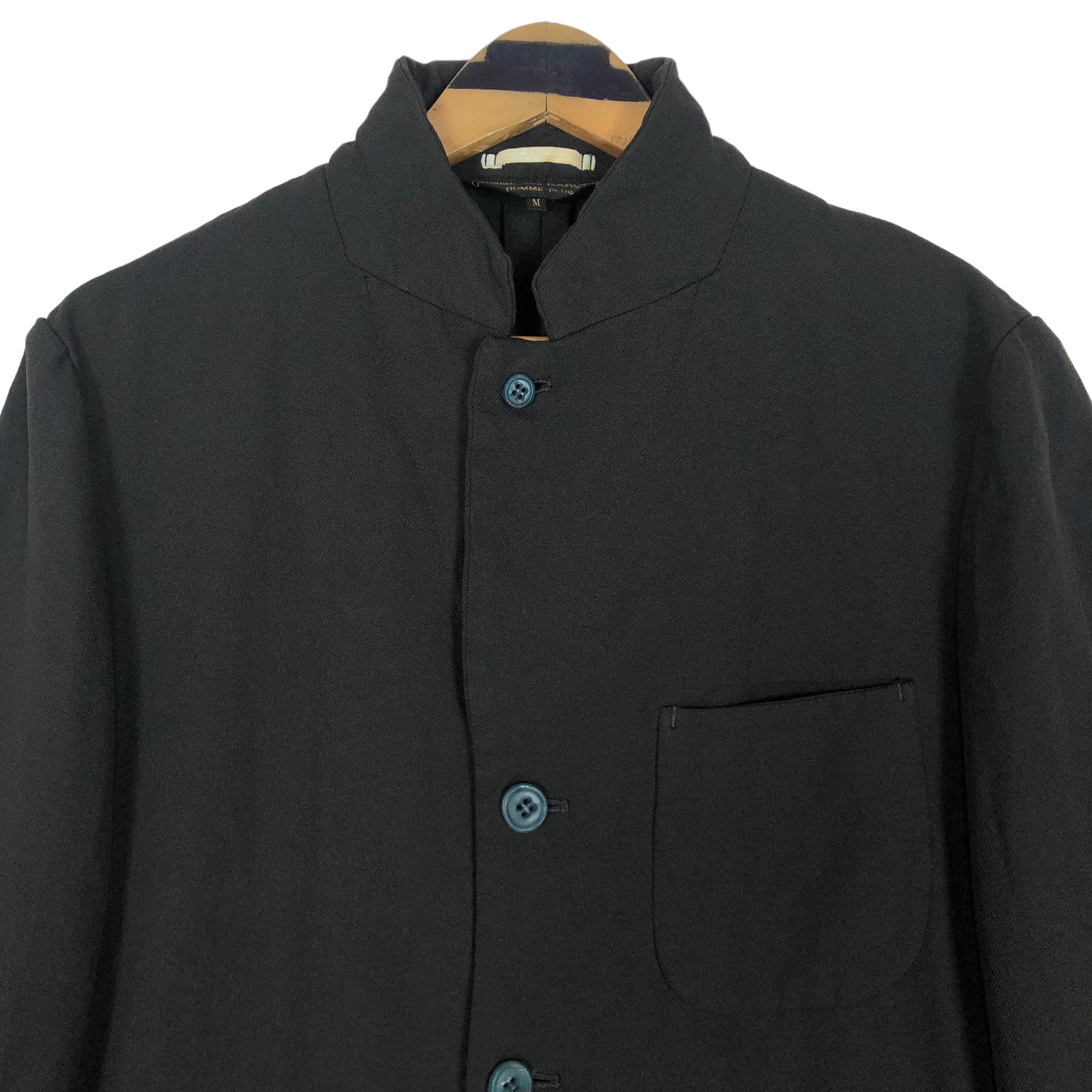 Vintage Comme Des Garcons Homme Plus Mandarin Collar Jacket - Made